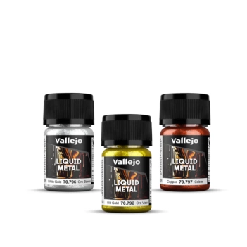 Flüssige Metallfarbe Flüssiges Metall Vallejo 35ml