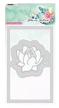 Water Lily Card Blooming Butterfly Studio Light Die Set