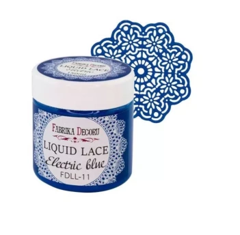 Dentelle Liquide Bleu Electrique Fabrika Decoru 150ml