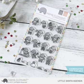 Set de sellos transparentes Little Snowman Agenda Mama Elephant