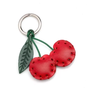 Skórzany brelok do kluczy „Cereza” z Fabriano Boutique