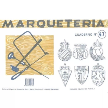 Marquetería. Cuaderno nº47: Escudos Equipos de Futbol - 1