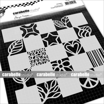 Plantilla de Stencil Formas y Cuadrados Carabelle 