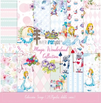 Kit de scrapbooking Magic Wonderland PapersForYou 20x20cm