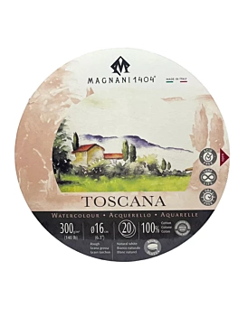 Akwarela okrągła gruboziarnista Tosacana Magnani 1404 300gr/m² 16cm