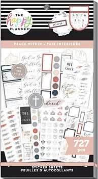 Happy Planner Super Stickerpakket Peace Within