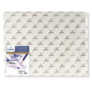 Papier "C" à Grain 224g/m² 50x65 cm.- Packung mit 10 Blatt