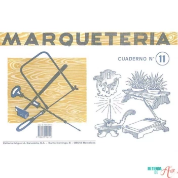 Marquetería. Cuaderno nº11: Colgador de llaves, candelabro