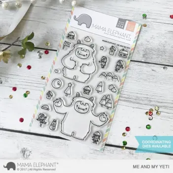 Set Timbri Trasparenti Me and My Yeti Mama Elephant