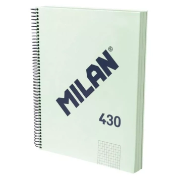 Cuaderno cuadriculado verde Serie 1918 Milan A4 95g/m²