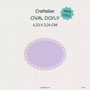 Mini matrice Napperon ovale Craftelier