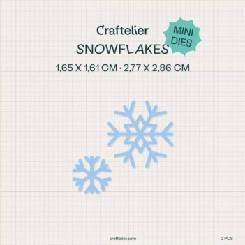 Mini dado fiocco di neve Craftelier
 