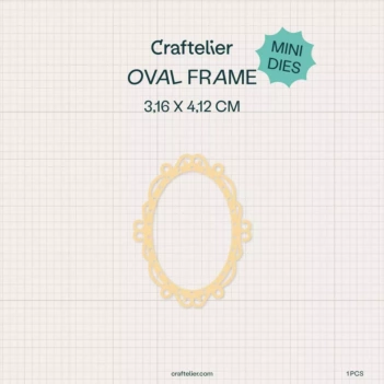 Craftelier Mini Die Oval Frame