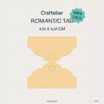 Mini Troquel Tab Romántico Craftelier