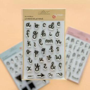 Sello Lettering Sólido Mayúsculas Colección Imperdibles Iriri Estudio