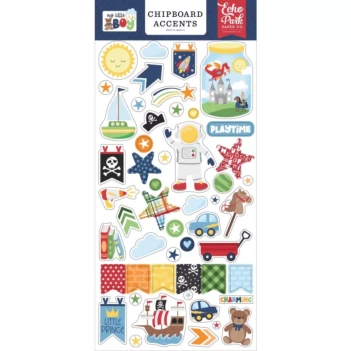 Die-cuts de chipboard My Little Boy Echo Park