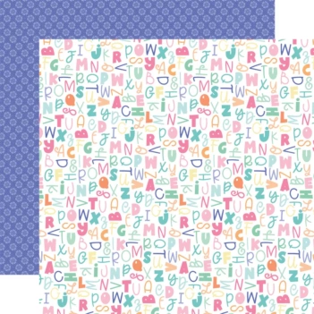 Papel My ABC's My Little Girl Echo Park 30x30cm