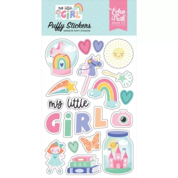 Puffy stickers My Little Girl Echo Park