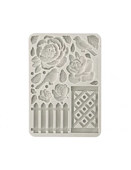 House of Roses Stamperia A5 Silicone mould roses
