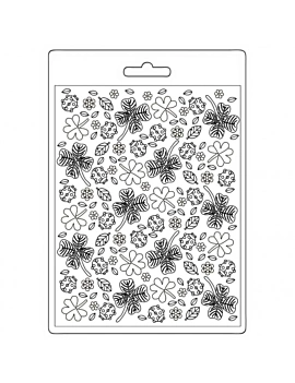 Casa das Rosas Stamperia molde flexível 14x21cm
