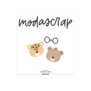 Modascrap A New Star Is Born Stanzschablone Leopard & Bär   