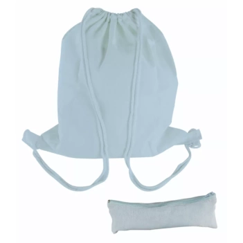 Mochila de cuerdas y estuche Pale Pink