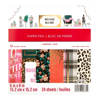 Set scrapbooking Miss Claus Craft Smith 30x30cm