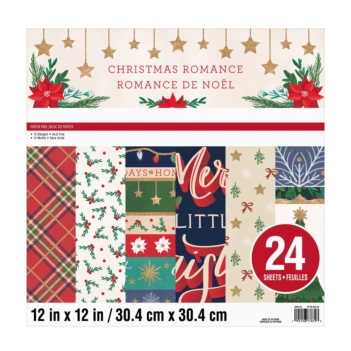 SUPER DEAL **40%** Craft Smith Christmas Romance Paper Pad 30x30cm