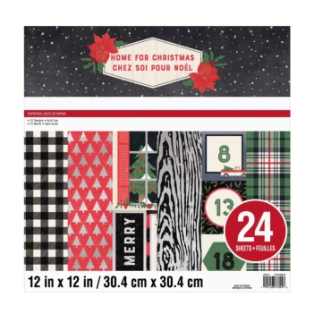 SUPER DEAL **40%** Craft Smith Paper Pad Home For Christmas 30x30cm