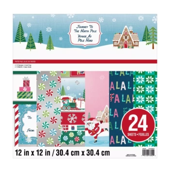 Craft Smith Scrapbooking Set Journey to the Northpole 30x30cm