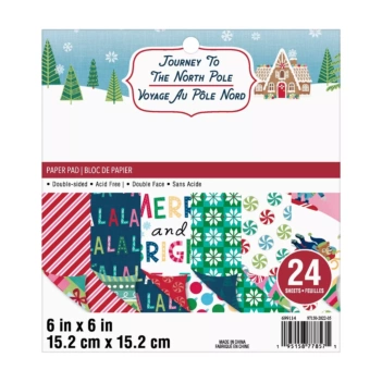 Plakboekset Reis naar de Noordpool Craft Smith 15x15cm