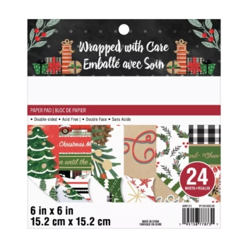 SUPER DEAL **40%** Craft Smith Wrapped With Care 15x15cm Paper Pad