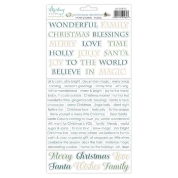 Die-Cuts Christmas Blessings Mintay