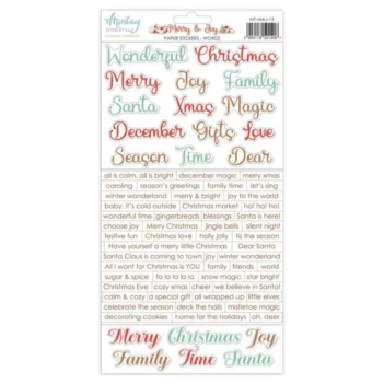 Die-Cuts Merry Joy Mintay