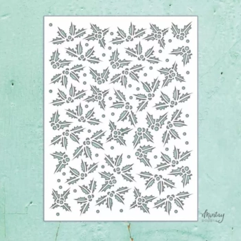 Plantilla de Stencil Kreativa Christmas Lights Mintay 15x20cm