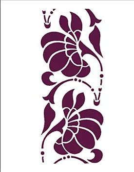 Sjabloon Vegetal Plint 21x30cm T-3011