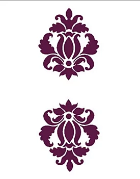 Stencil modello Vegetable Brocade 21x30cm N-1019