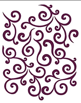 Plantilla de Stencil T-3003 Entramado de volutas 21x30cm Dayka