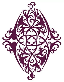 Stencil Geometric Brocade 21x30cm T-3010