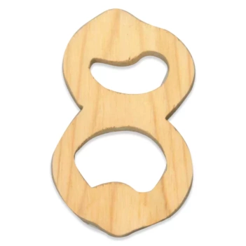 SUPER OFERTA **30%**  Número 8 en Madera sin Barnizar Stamperia