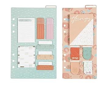 Set de Post-It y Puntos de Libro Coral Creativ Company