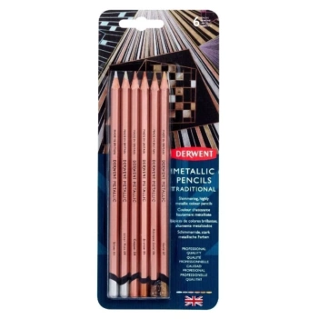 Set 6 Derwent Metallic-Bleistifte