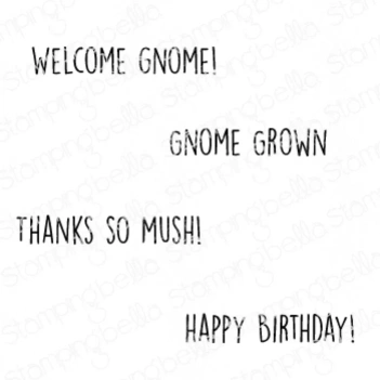 Stempels Gnome Family Sentiment Stamping Bella