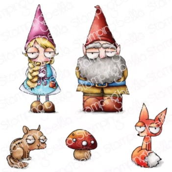 Stempels Oddball Gnome Ouders Stempelen Bella