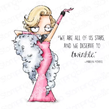 Sello de Caucho Oddball Marylin Stamping Bella