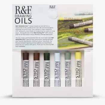 R&F Set 6 Oil Sticks Landscape  12ml