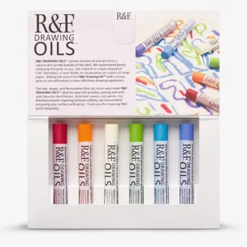R&F Set 6 Oil Sticks Modern  12ml