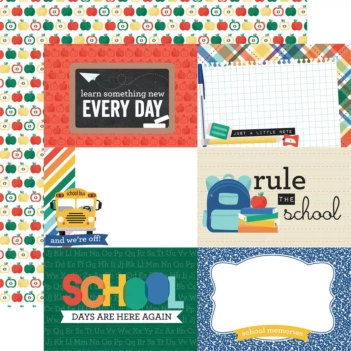 Papel Star Backpack Off To School Echo Park 30x30cm