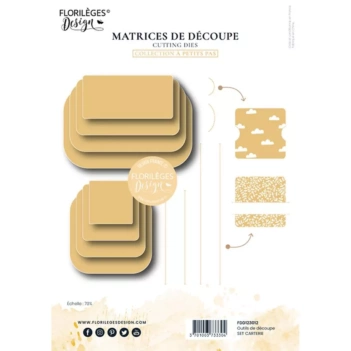 Troqueles Juego de Tarjetas À Petits Pas Florilèges Design