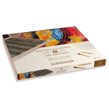 Wooden box 120 Sennelier oil pastels